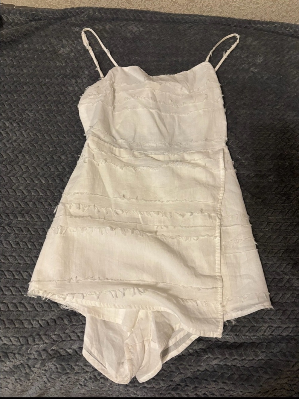 Cotton Candy LA White Romper Dress